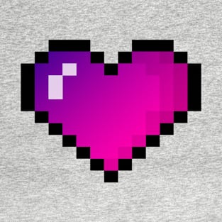 Pixel Art Heart 8-bit T-Shirt